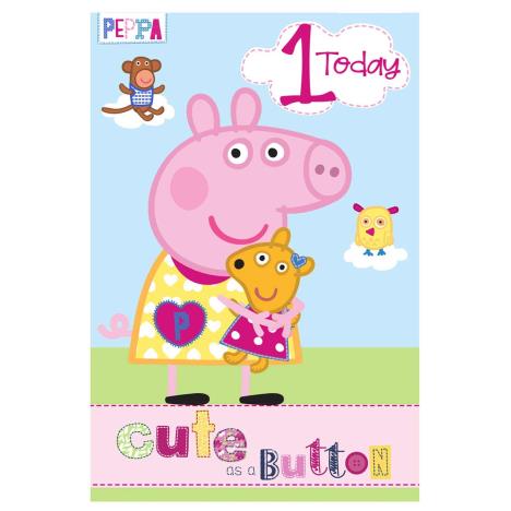 1 Today Peppa Pig Birthday Card £1.50